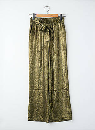 Pantalon drept verde VILA femeie