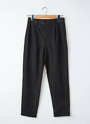 Pantalon drept croială dreaptă negru ONLY femeie