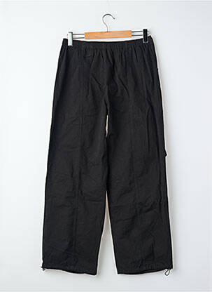 Pantalon larg negru TALLY WEIJL femeie