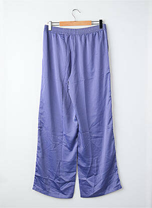 Pantalon larg talie înaltă talie înaltă violet JJXX femeie