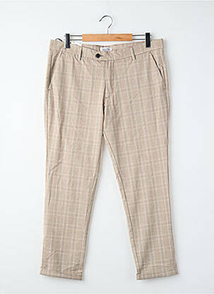 Pantalon drept bej JACK & JONES bărbat