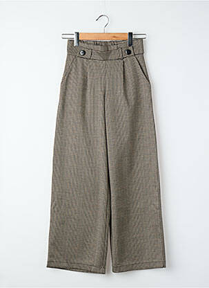 Pantalon drept gri JACQUELINE DE YONG femeie