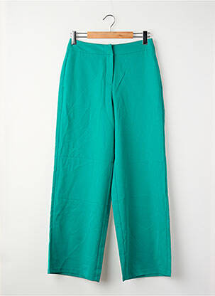 Pantalon drept talie înaltă talie înaltă verde VERO MODA femeie