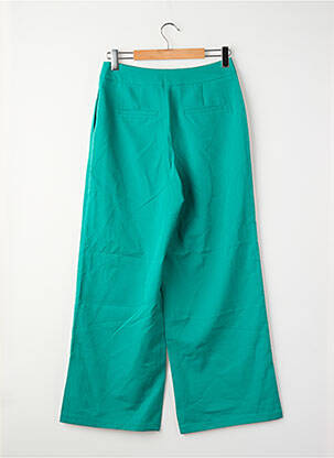 Pantalon drept talie înaltă talie înaltă verde VERO MODA femeie