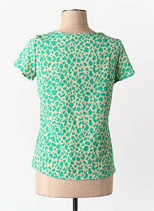 Tricou guler rotund verde VERO MODA femeie