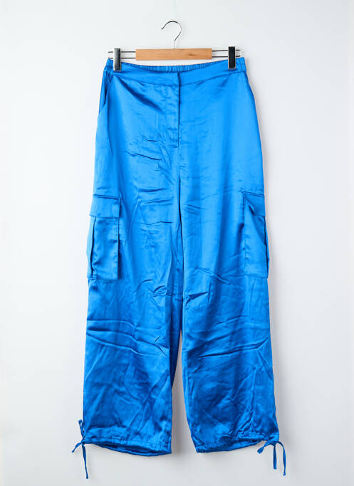 Pantalon cargo albastru NOOR BY NORA GHARIB femme
