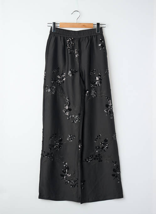 Pantalon larg talie înaltă talie înaltă negru VILA femme