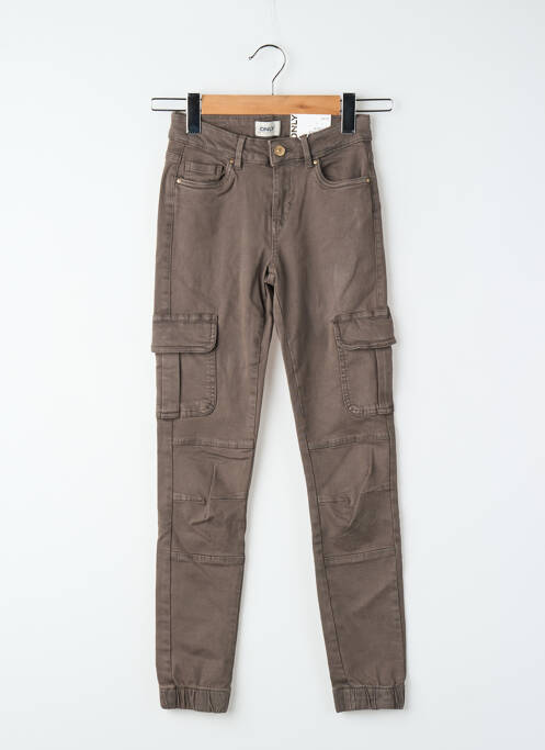 Pantalon cargo maro ONLY femme