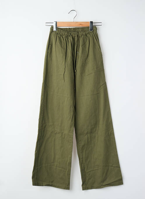 Pantalon larg verde SUBDUED femme