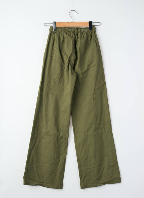 Pantalon larg verde SUBDUED femme