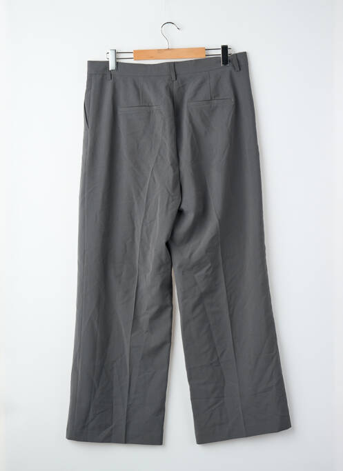 Pantalon larg închidere cu fermoar sub clapetă cu cârlig gri VERO MODA femme