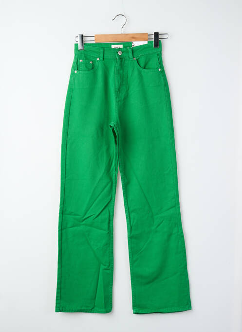 Blugi cu croială dreaptă verde ONLY femme