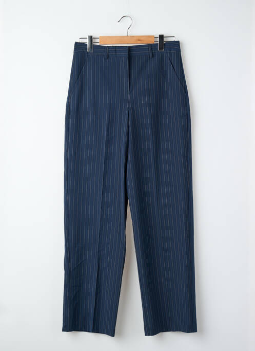 Pantalon drept talie înaltă talie înaltă albastru JJXX femme