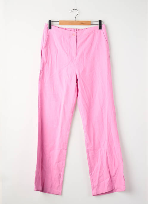 Pantalon drept roz HAILYS femme