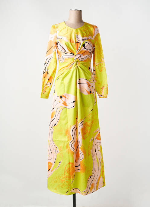 Rochie lungă mâneci lungi mâneci lungi galben SOMETHING NEW femme