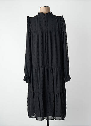 Rochie scurtă guler rotund negru VILA femeie