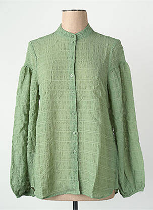 Cămașă mâneci lungi mâneci lungi verde VERO MODA femeie