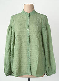 Cămașă mâneci lungi mâneci lungi verde VERO MODA femeie