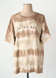 Tricou bej NOISY MAY femme