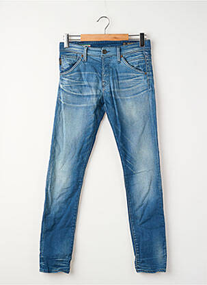 Blugi cu croială slim albastru JACK & JONES bărbat
