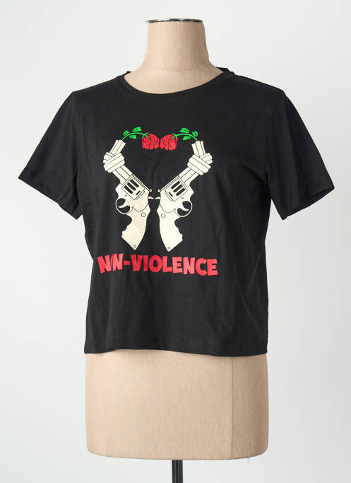 Tricou negru CEMI femme