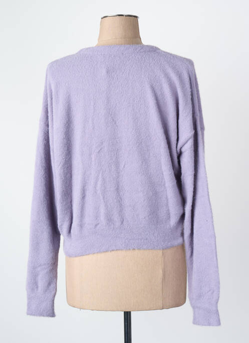 Vestă cu mâneci lungi violet CEMI femme