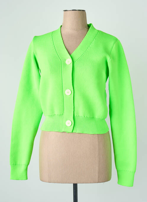 Vestă cu mâneci lungi verde YUGEN femme