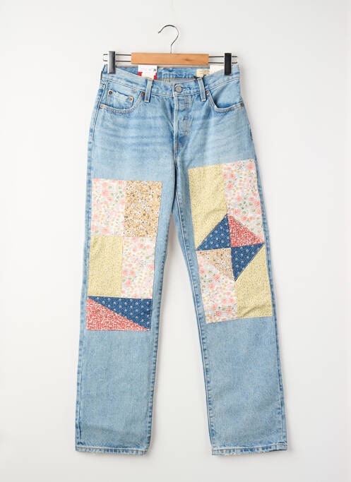 Blugi cu croială dreaptă albastru LEVIS femme