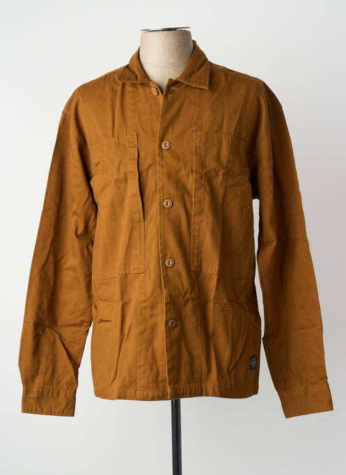 Cămașă cu mâneci lungi maro JACK & JONES homme