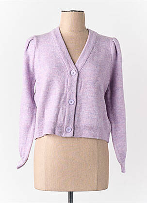 Vestă cu mâneci lungi violet CEMI femeie