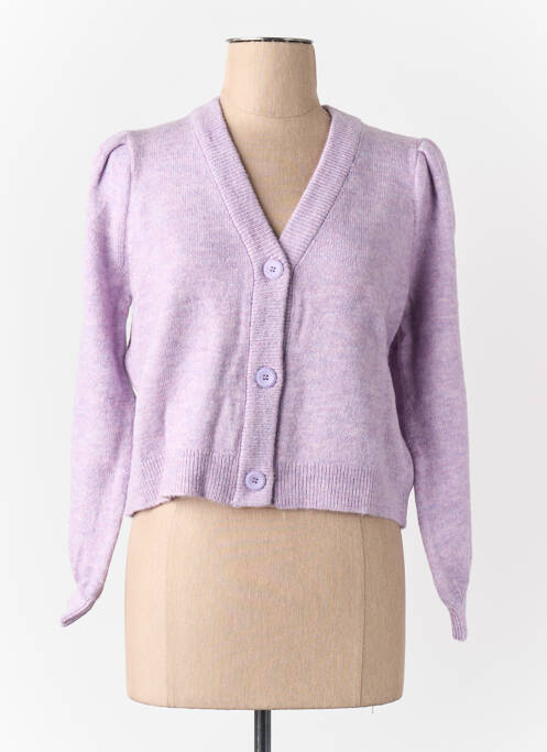 Vestă cu mâneci lungi violet CEMI femme
