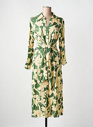 Rochie lungă verde MANGO femeie