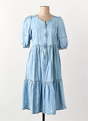Rochie scurtă mâneci scurte mâneci scurte albastru ONLY femeie