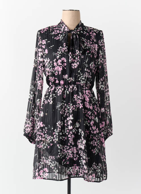 Rochie midi guler în v negru JACQUELINE DE YONG femme