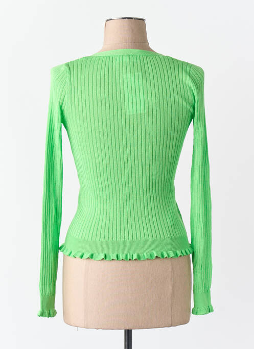 Vestă cu mâneci lungi verde MANGO femme