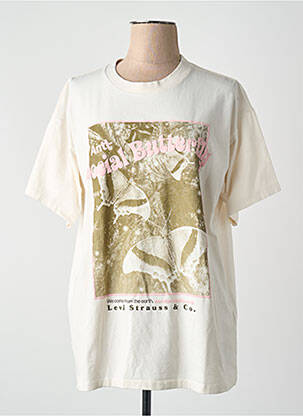 Tricou bej LEVI'S femeie