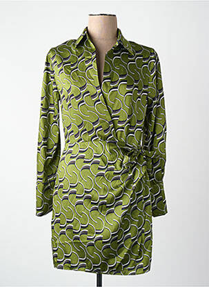 Rochie scurtă verde MANGO femeie