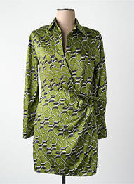 Rochie scurtă verde MANGO femeie