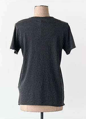 Tricou croială dreaptă mâneci scurte negru ONLY femeie
