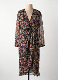 Rochie lungă negru MANGO femeie