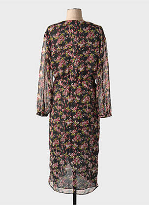 Rochie lungă negru MANGO femeie