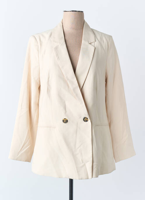 Sacou guler tip costum bej JACQUELINE DE YONG femme