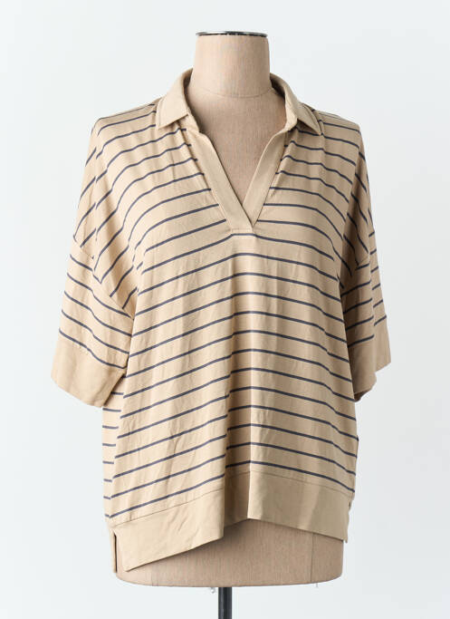 Polo bej TOM TAILOR femme