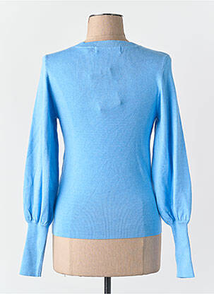 Pulover guler rotund albastru VERO MODA femeie