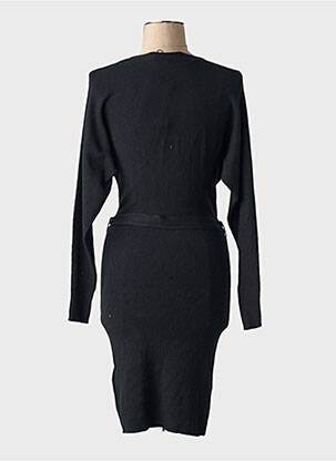 Rochie pulover croială dreaptă mâneci lungi negru VERO MODA femeie