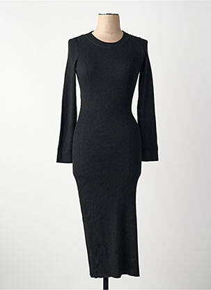 Rochie lungă negru SUPERDRY femeie