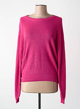 Pulover guler rotund mâneci lungi violet VERO MODA femeie