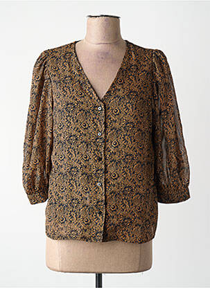 Cămașă croială dreaptă mâneci 3/4 maro VERO MODA femeie