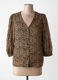 Cămașă croială dreaptă mâneci 3/4 maro VERO MODA femme