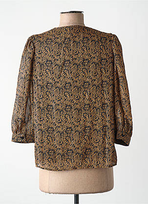 Cămașă croială dreaptă mâneci 3/4 maro VERO MODA femeie